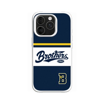 iPhone 16 Pro SolidX 白 - 職棒-中信兄弟 Brothers - BROTHERS學院風格