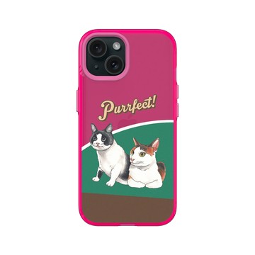 iPhone 15 Clear 粉漾桃 - 山羊先生 - 呼嚕好時光