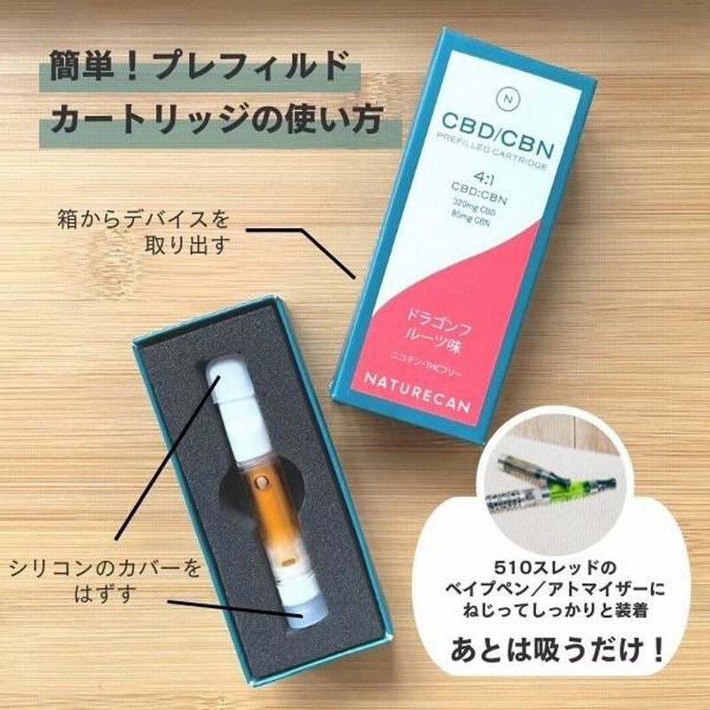 40％ CBD CBNリキッドカートリッジ ネイチャーカン 清涼ベリー ベリー 