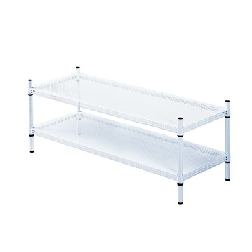 【Amos】120CM鐵力士收納茶几桌白色