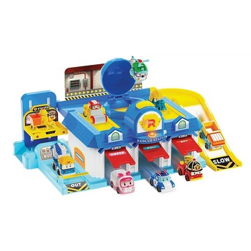 ROI TOYS 迷你救援小隊基地 3歲以上  1盒  藍色  40 x 20.5 x 34.5cm