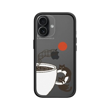 iPhone 17 Mod NX -邊框背蓋組合 (相機按鈕) 黑 - ilovedoodle (Lim Heng Swee) - Coffee Cat: 喵喵遊樂場