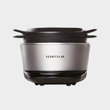 Vermicular IH琺瑯電子鑄鐵鍋 (飛魚銀)