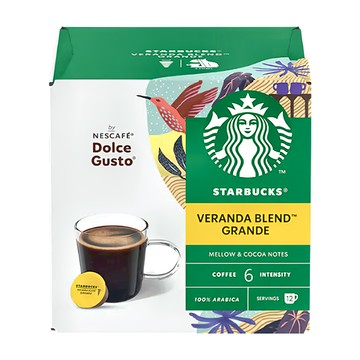 STARBUCKS 星巴克 閑庭美式咖啡膠囊  8.5g  12顆  1盒