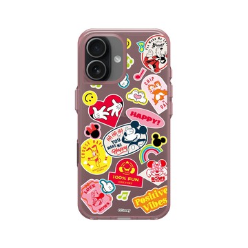 iPhone 17 Clear (相機按鈕) 晶醺玫 - 迪士尼-米奇 Mickey - 迪士尼米奇系列 - 貼紙風格