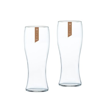 Toyo-Sasaki 啤酒杯木盒395ml2入組