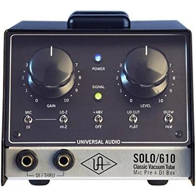 Universal Audio Solo 610 Classic Tube Single Channel Mic Pre DI