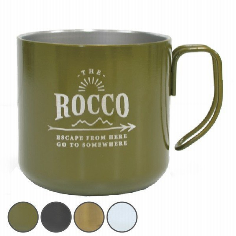 マグカップ 350ml Rocco ロッコ 真空二重構造 ステンレス 保温マグカップ 保温 保冷 ステンレスカップ 通販 Lineポイント最大get Lineショッピング