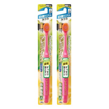 ebisu惠百施 the premium care牙垢除去加強型-小頭標準毛6列  2個  1支