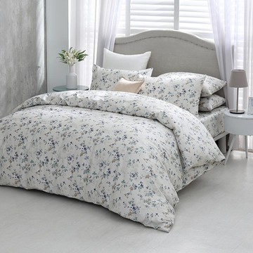 鴻宇 100%精梳棉 美國棉300織 60支 賽蘿美 雙人四件式兩用被床包組