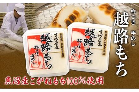 魚沼産こがねもち１００％使用（令和５年産）越路もち500g×2