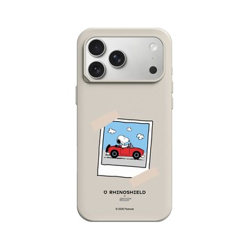 iPhone 17 Pro Max SolidX 貝殼灰 - 史努比 Snoopy - 拍立得-一起去兜風