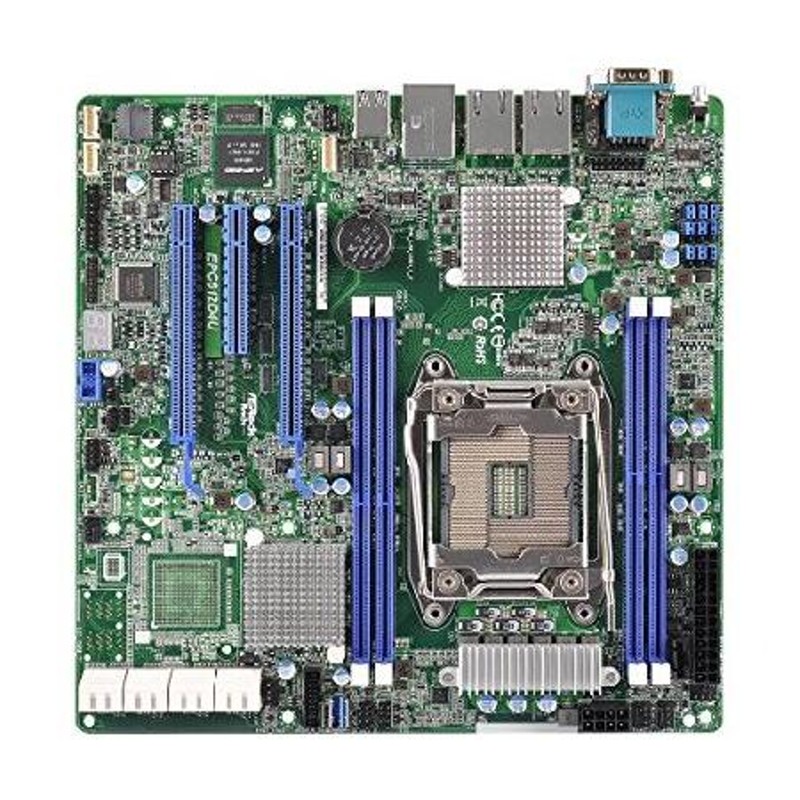 ASRock Rack Motherboard UATX DDR4 Motherboards EPC612D4U | LINE