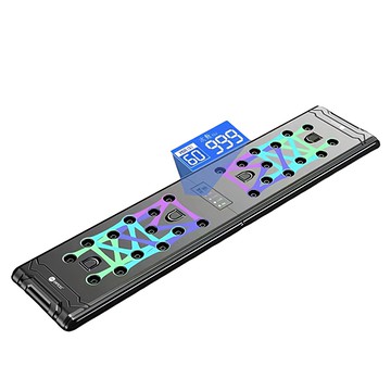 MICHAEL FITNESS 麥克健身 智能計數俯臥撐板 ABS工程塑料 TPE環保軟膠握把  黑色