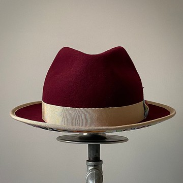 HYOKOU 紳士帽-酒紅色