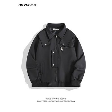 BOYUE帛躍飛行員工裝外套春秋美式潮牌學生百搭個性休閑男女夾克