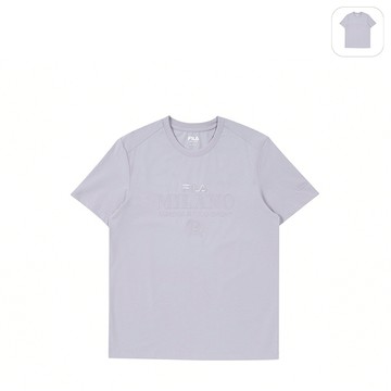 【FILA】男性 短袖 圓領T恤-芋紫 1TEZ-1819-PL