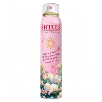 SHILLS 舒兒絲 很耐曬超清爽水潤高效防曬噴霧 秘密花園 SPF50+  1件  180ml