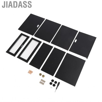 Jiadass 麵包盒雙層儲物容器堅固結構松木廚房用