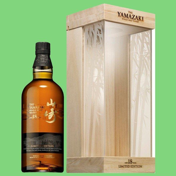 山崎18年 リミテッドエディション 700ml 43% - 酒