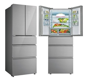 ✨SANLUX/三洋✨ 420L五門對開上冷藏下冷凍雙抽屜變頻電冰箱 SR-C420EVGF