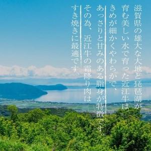 ふるさと納税 近江牛 A5ランク 肩ロースすき焼き・しゃぶしゃぶ用 滋賀県大津市