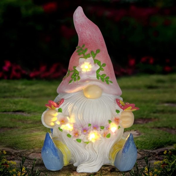 LEDソーラーライト ソーラーパワー ガーデンライト ノーム Sinhra Garden Gnome Statue,Resin Gnome