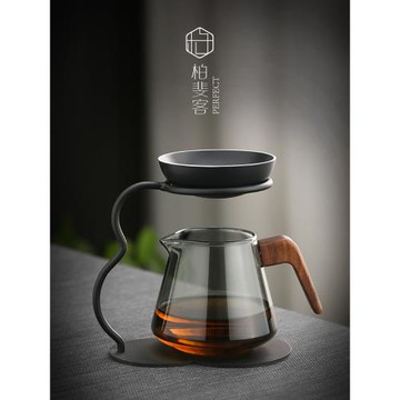 功夫茶具陶瓷茶漏茶濾架懶人茶濾一體式創意茶道神器茶葉過濾配件