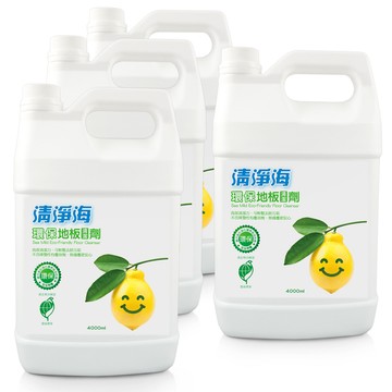 清淨海 環保地板清潔劑(檸檬飄香) 4000ml(4入組)