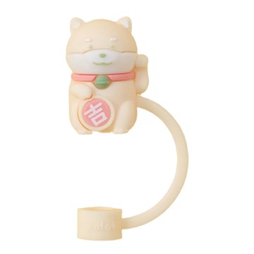 Oolab 良杯製所 防塵細吸管蓋 小忠犬吉祥款  1個  1個