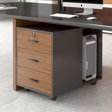 免運/開立發票 辦公收納櫃 資料櫃 文件櫃  文件柜辦公室帶鎖小柜子移動主機收納柜抽屜柜帶輪桌下儲物柜矮柜 快速出貨