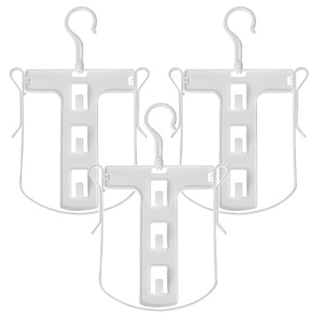 小麥購物 帽T曬衣架 Y991 43g 3個  25.5 x 7.2cm  白色