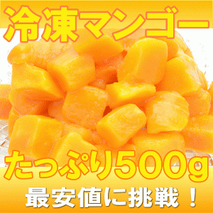 冷凍マンゴー 500g ×1パック 濃厚な甘さの本場タイ産マンゴーをたっぷりと！【マンゴー カットマンゴー 完熟マンゴー 冷凍フルーツ 冷凍