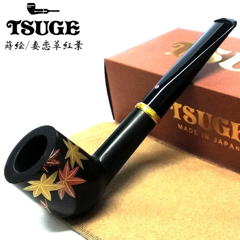 パイプ ツゲ 蒔絵 妻恋草紅葉 TSUGE 喫煙具 柘製作所 おしゃれ 国産 タバコ パイプ本体 かっこいい 高級 メンズ ギフト プレゼント 高品質