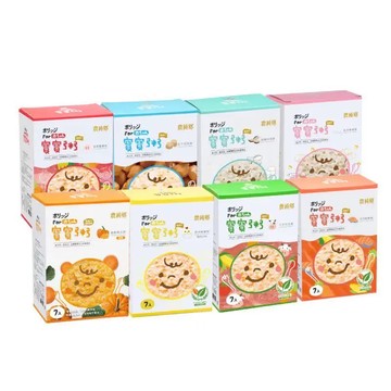 《農純鄉左營店》寶寶粥經典全口味7入共8盒