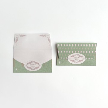 蕨語折疊便條紙 - 長生鐵角蕨 (20pcs) | 便條紙 信紙 便箋 蕨類