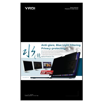 YADI 亞第 靜電吸附 水之鏡防窺片 Acer PREDATOR HELIOS NEO 16|PHN16-72-53WJ 專用  1片  透明