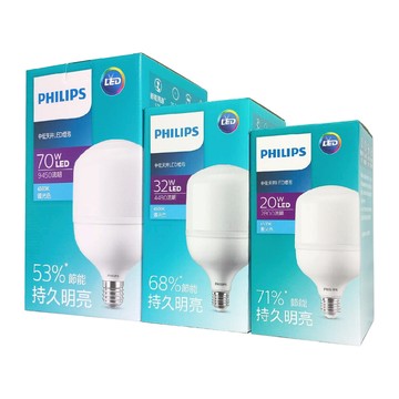 2入 PHILIPS飛利浦 LED 20W E27 白光 全電壓 中低天井燈 燈泡