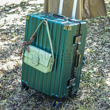 行李箱 旅行箱 拉桿箱 輕便萬向輪 出國學生登機箱鋁框行李箱男女高顏值萬向輪靜音拉桿箱休閑出游大容量旅行箱批發