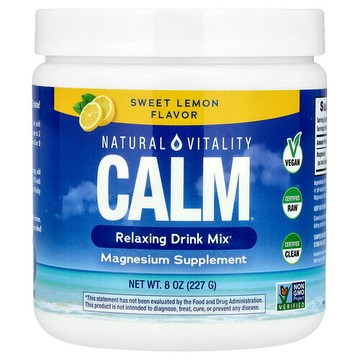 Natural Vitality, CALM®，放鬆混合飲品，甜檸檬味，8 盎司（227 克）