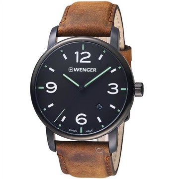 瑞士 WENGER Urban Metropolitan系列城光點跡時尚腕錶 01.1741.121