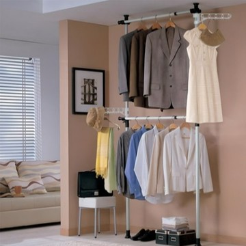 GAHWA HOME SYS. 橫桿衣架 NLB2200A2 2層  250 x 120cm  混和顏色