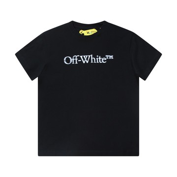 Off-white - Black Cotton Bookish Bit Logo T-shirt