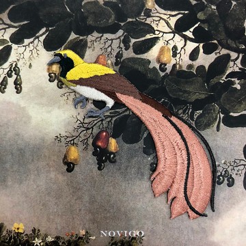 Novigo 瀕臨絕種動物熨燙刺繡 / 戈迪天堂鳥