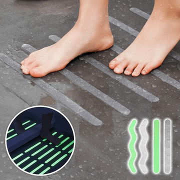 安全防滑貼 夜光款178小舖 螢光防滑貼 止滑貼 防滑膠帶 浴室防滑貼 夜光防滑貼 樓梯止滑