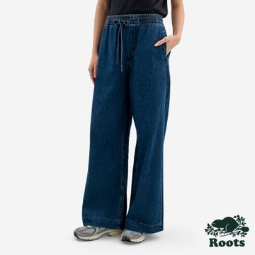 Roots 女裝- CHAMBRAY 牛仔褲-藍色