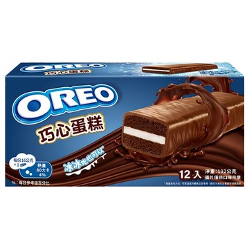OREO 奧利奧 巧心蛋糕 12個 可冰凍食用  192g  1盒