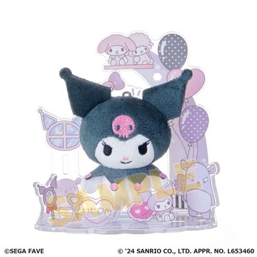 【震撼精品百貨】酷洛米_Kuromi~Sanrio 日本SANRIO三麗鷗 酷洛米絨毛壓克力*82058