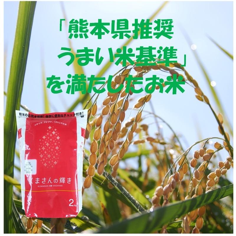 令和5年度産　くまさんの輝き 2kg　送料無料　熊本県産　お米　米　白米　新米　精白米　コシヒカリ　ヒノヒカリ