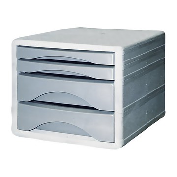 LONG HO 龍和文具 效率櫃 DR-522 A4 355x295x250mm  灰  4層